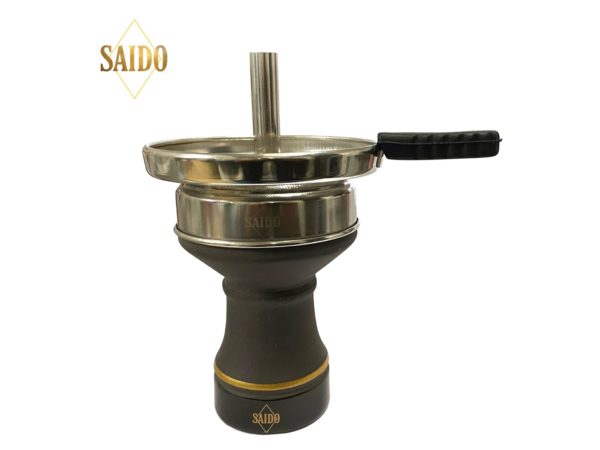 SAIDO – Steinkopf mit Tabaksieb und Kaminaufsatz
