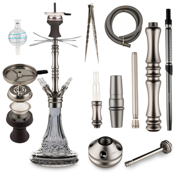 Smokah Shisha AIR SHIFT - Matt Dunkel Grau