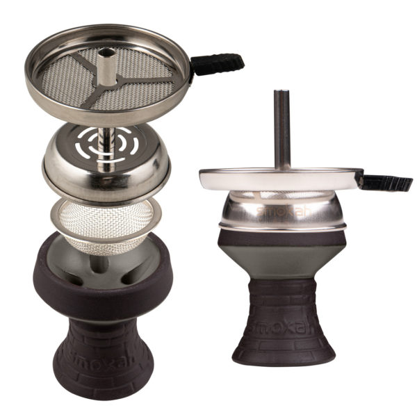 Smokah Shisha AIR SHIFT - Matt Dunkel Grau – Bild 3