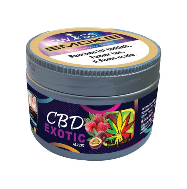Swiss Smoke Shisha Tabak – Exotic CBD (200g)