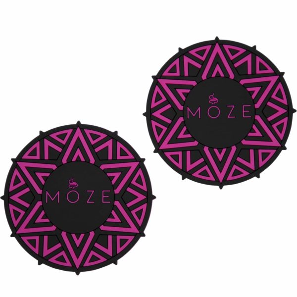 Moze Getränkuntersetzer (2er Set) - Purple