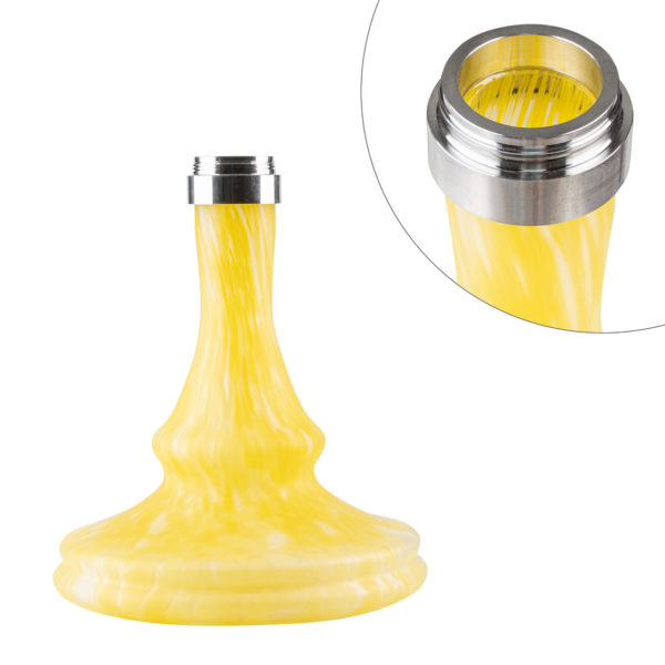 Smokah Blade Edelstahl Shisha Yellow Bowl – Bild 7